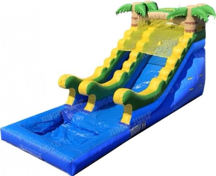 14 Ft Tropical Water Slide